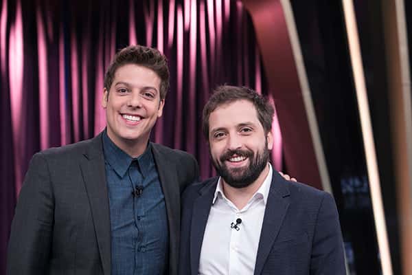 Fábio Porchat e Gregório Duvivier (Foto: Divulgação / Record)