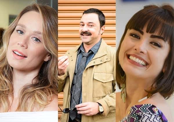 Mariana, Emílio e Maria. (Foto: Globo/Ramón Vasconcelos/Divulgação)