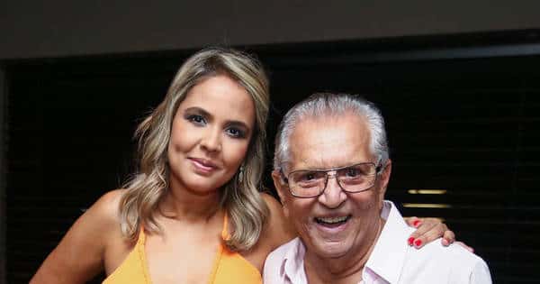 Carlos e Renata. (Foto: Reprodução)