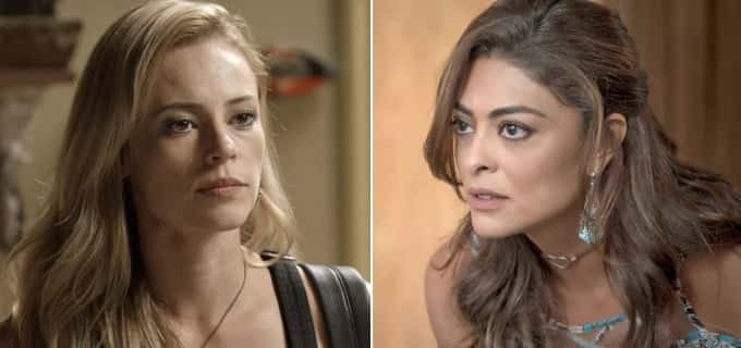 Bibi passa a vigiar Jeiza. (Foto: Reprodução/Globo)