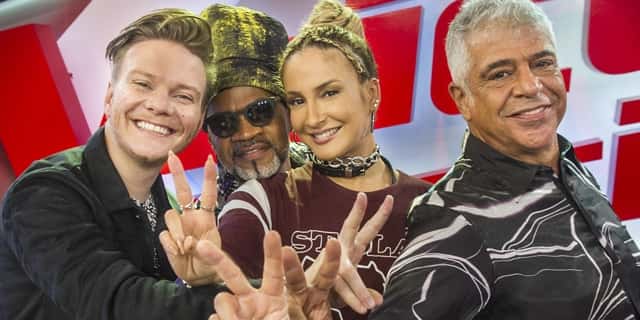 Os jurados da versão brasileira do "The Voice". (Foto: Divulgação/Globo)