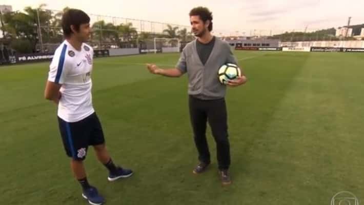 Romero participou de matéria do "Esporte Espetacular". (Foto: Reprodução/TV Globo)