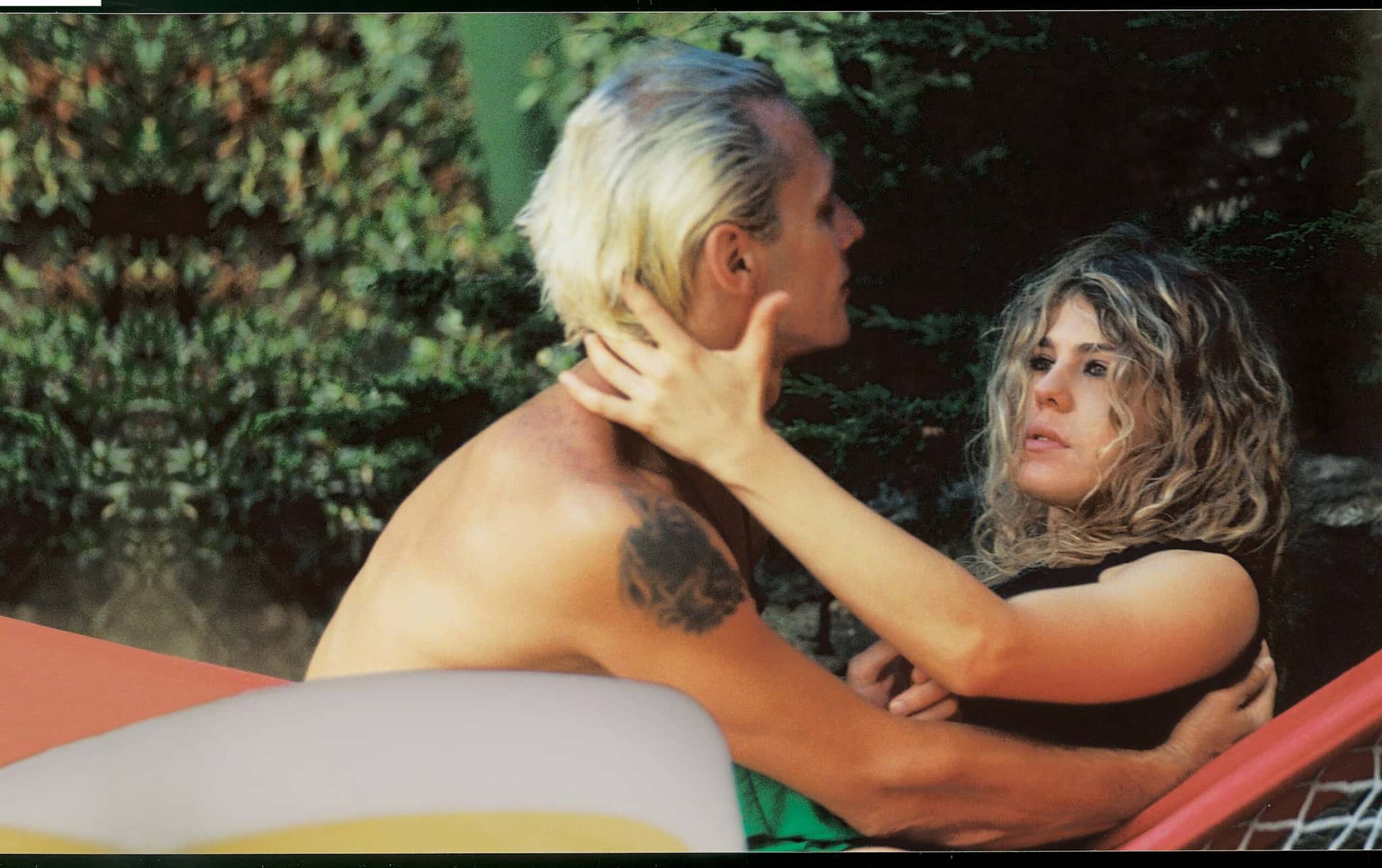 Supla e Bárbara Paz em "A Casa dos Artistas" nos anos 2000 no SBT (Foto reprodução)