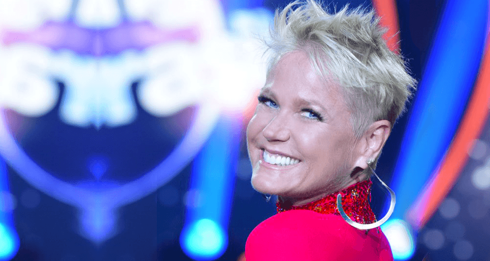 Xuxa no "Dancing Brasil" (Foto Record)