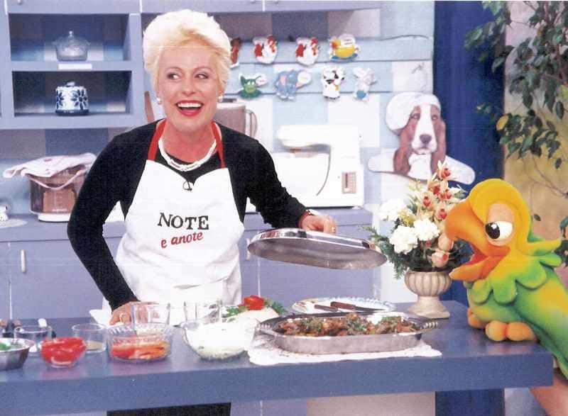 Ana Maria Braga ao lado de Louro José no "Note e Anote" em 1997 (Foto reprodução)