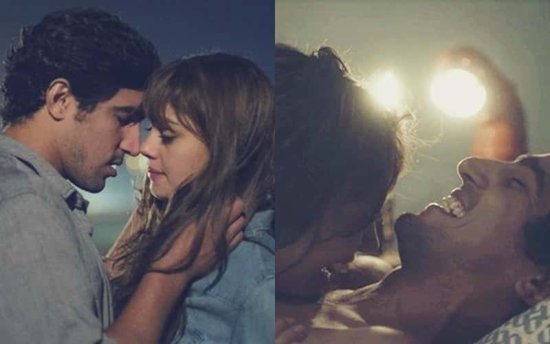 Casal protagonista terão momento de pura paixão em "Os Dias Eram Assim" (Foto: Montagem/TV Foco)