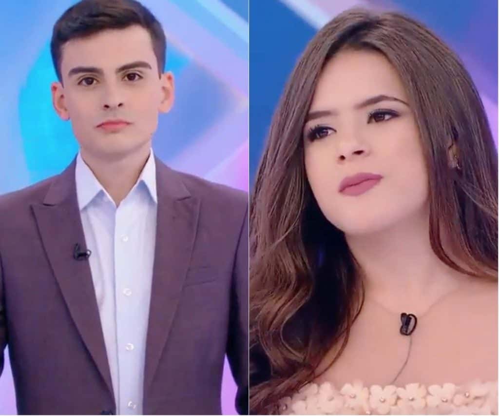 Maisa Silva e Dudu Camargo (Foto reprodução: SBT)