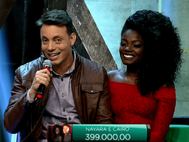 Os vencedores do programa. Foto - reprodução/RecordTV.