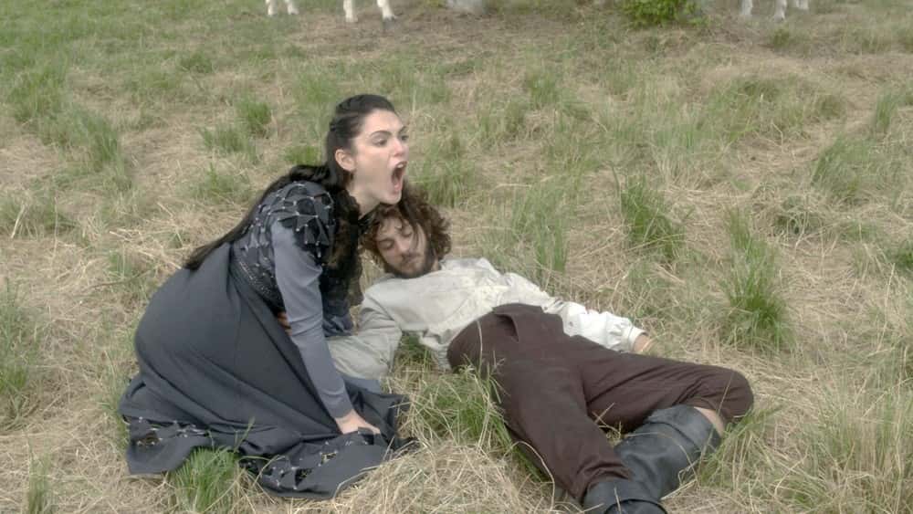 Anna grita por socorro (Foto: Divulgação/TV Globo)