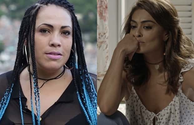 A Bibi da vida real e a da ficção. (Foto: Reprodução/Veja/Globo)