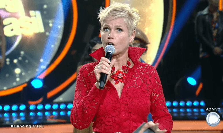 Xuxa no "Dancing Brasil" (Foto: Reprodução/Record)
