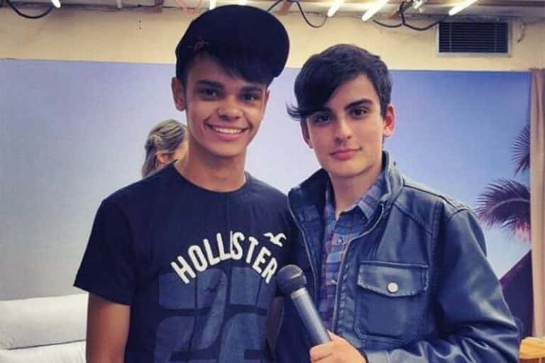 Dudu Camargo e o suposto ex-namorado (Foto: Reprodução)