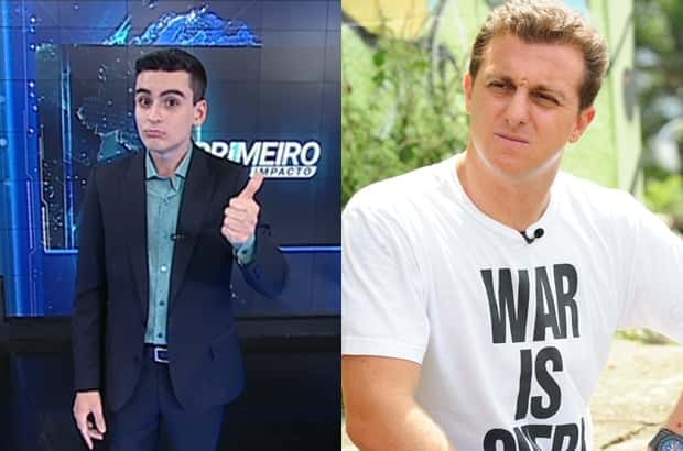 Dudu alfinetou Luciano em programa de TV. (Foto: Reprodução/Divulgação/Montagem)