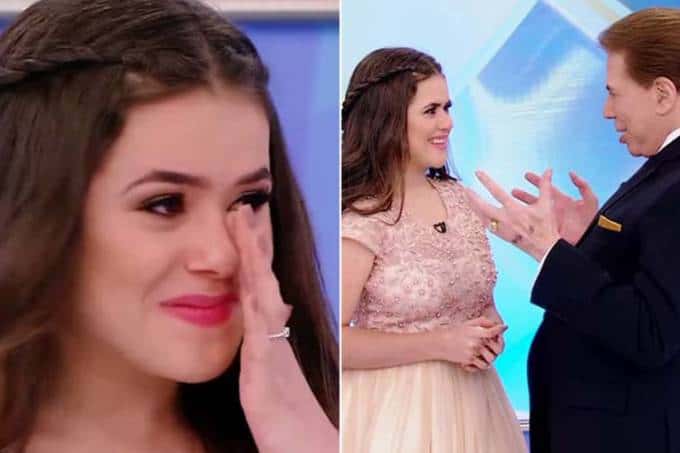 Maisa e Silvio Santos (Foto: Reprodução/Veja SP)