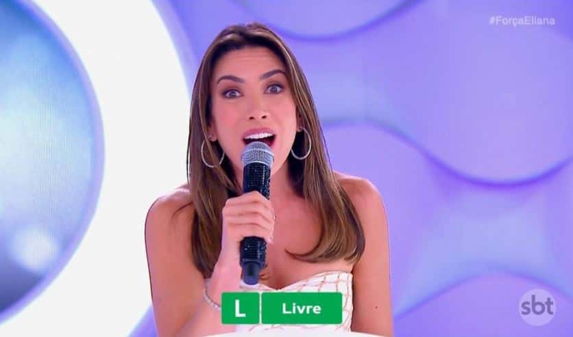 Patrícia Abravanel no comando do Eliana (Foto: Reprodução/SBT)