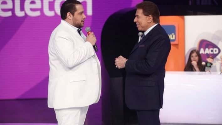 Tiago Abravanel e Silvio Santos (Foto: Divulgação)