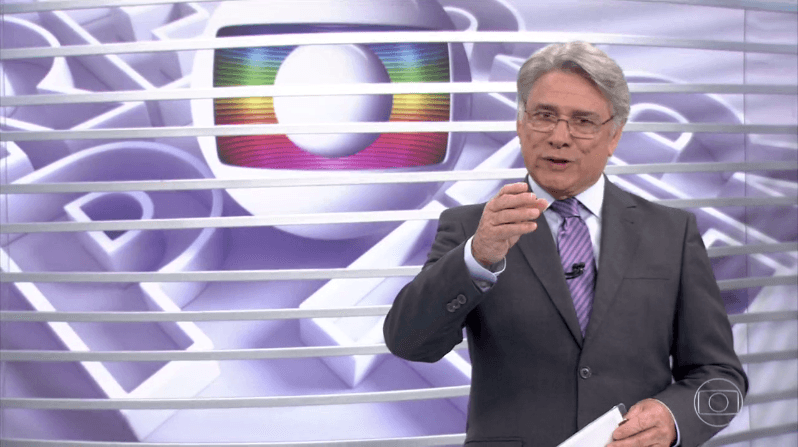 O apresentador Sergio Chapelin no Globo Repórter. (Foto: Reprodução/Globo)
