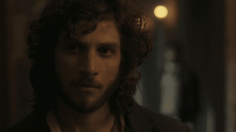 Joaquim (Chay Suede) em cena de "Novo Mundo" (Foto: Reprodução/Globo)