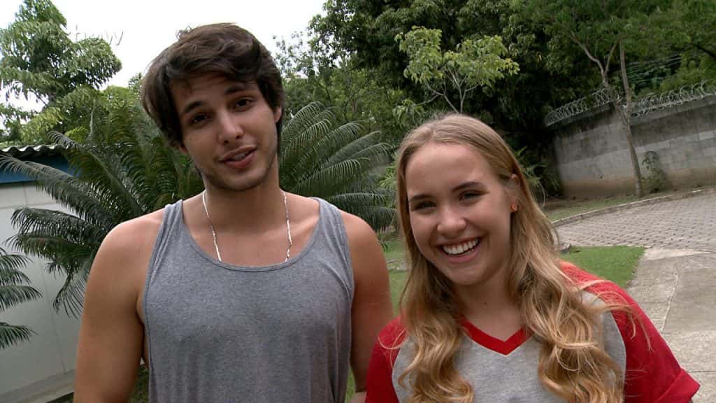 Bruno Guedes e Malu Pizzatto em "Malhação" (Foto: Reprodução)