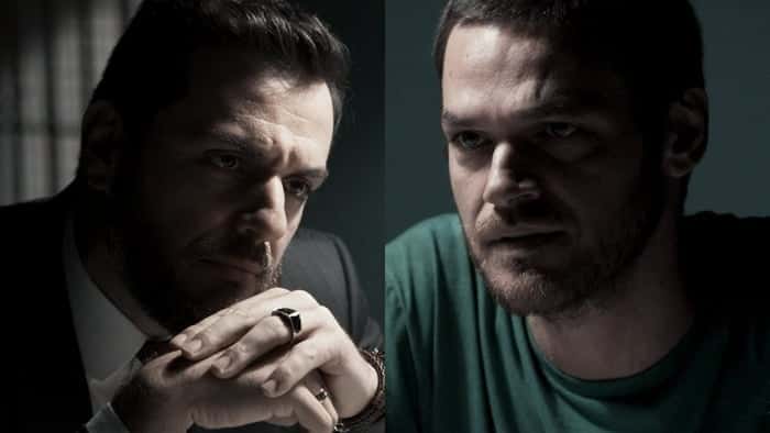 Caio (Rodrigo Lombardi) e Rubinho (Emílio Dantas) em "A Força do Querer" (Foto: Reprodução/Globo)