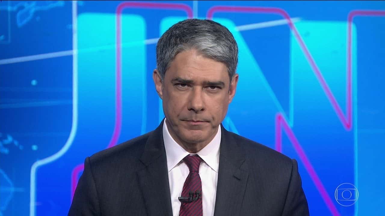 O apresentador William Bonner no "Jornal Nacional" (Foto: Reprodução/Globo)