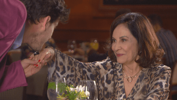 Stella Miranda em cena de "Carinha de Anjo" (Foto: Reprodução/SBT)