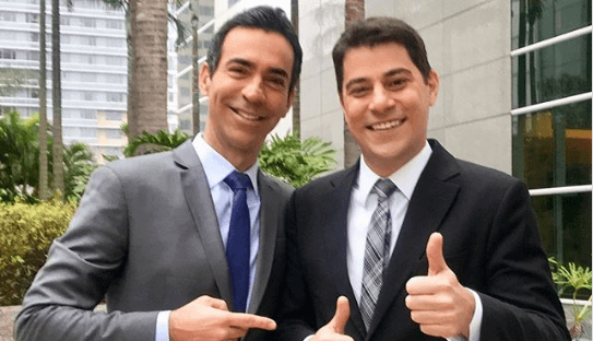 Tralli e Evaristo. Foto - reprodução/Instagram.