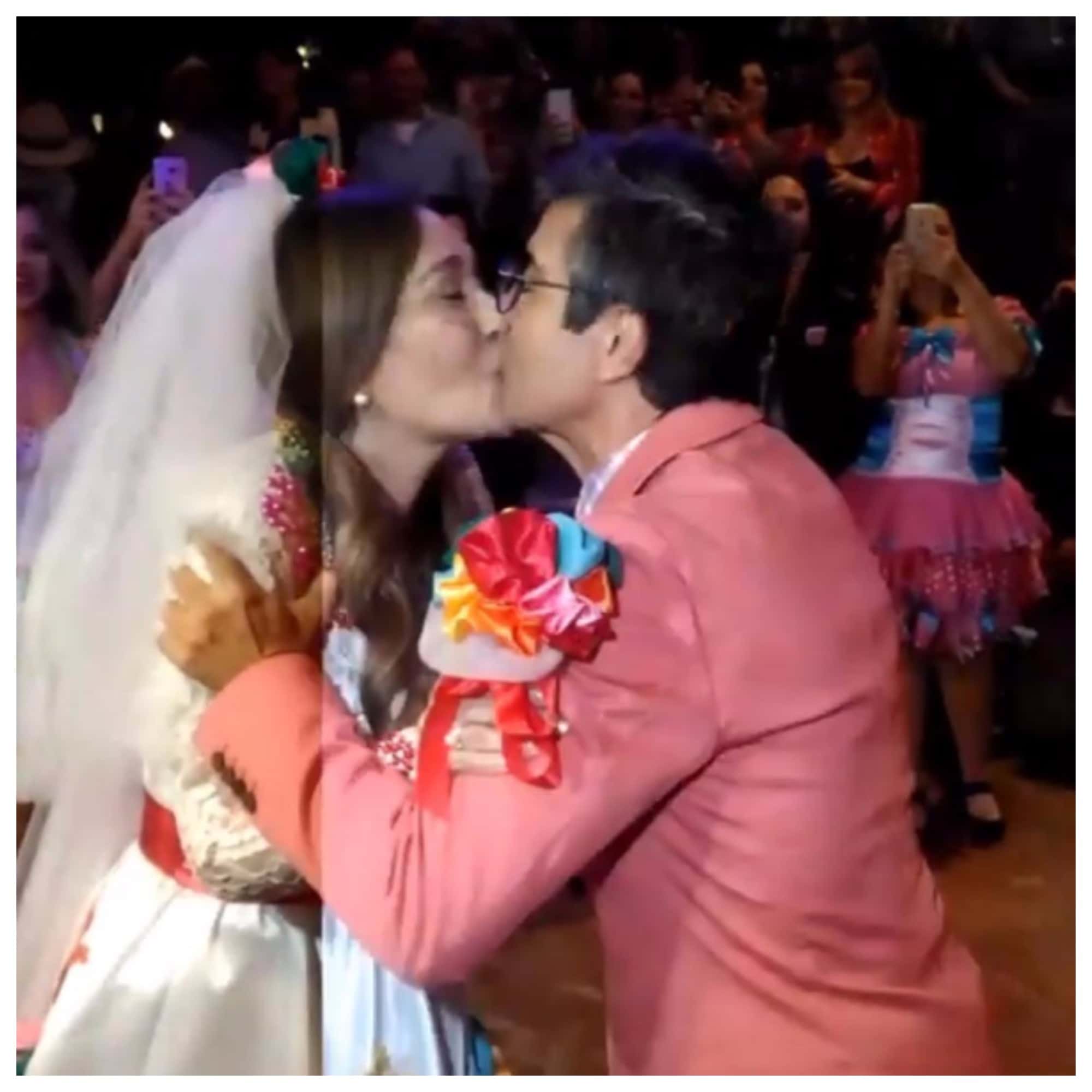 Sonia Abrão se casou com João Klebber em festa de aniversário ao ritmo capiria (Foto reprodução Instagram)