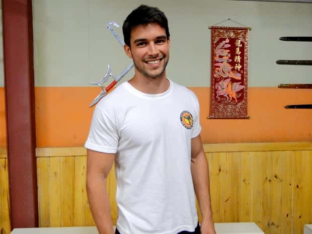 Bernardo Velasco em sua estreia na Globo (Foto: Divulgação)