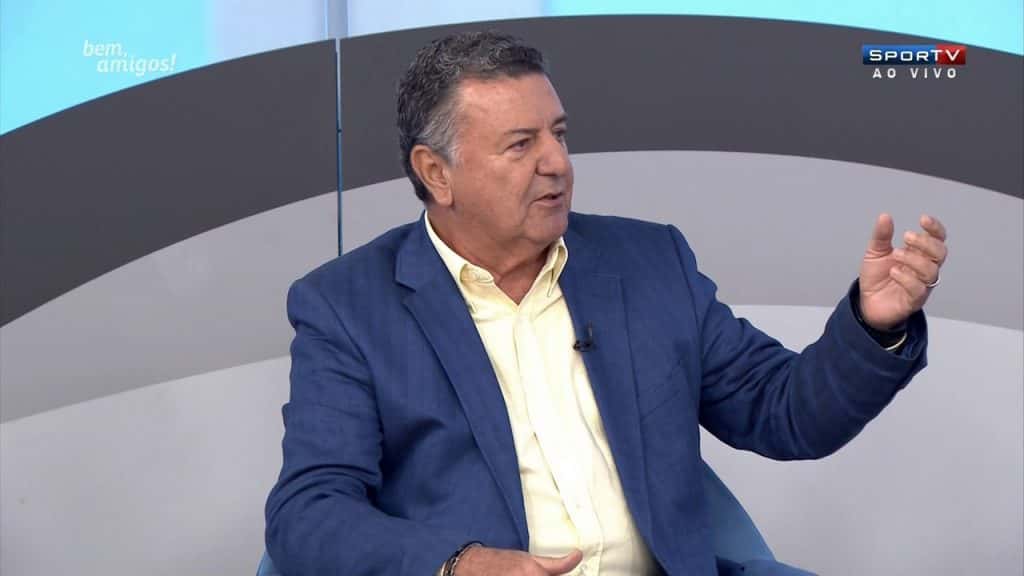 O comentarista Arnaldo Cezar Coelho. (Foto: Reprodução/SporTV)