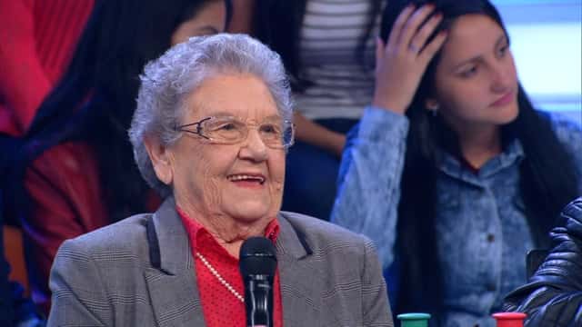 Palmirinha Onofre como jurada do 'Caldeirão do Huck' (Foto: Globo/Divulgação)