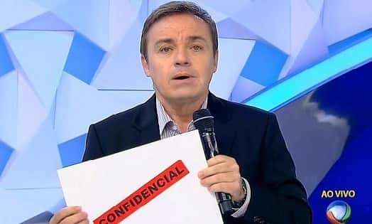 Gugu em seu programa. (Foto: Reprodução)