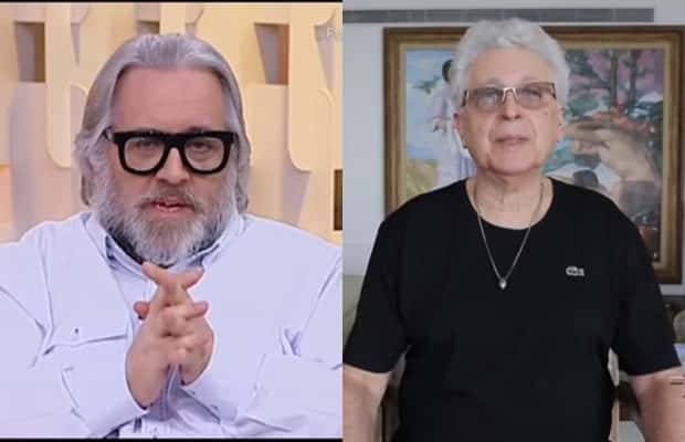 Leão rebateu comentários de Aguinaldo Silva. (Foto: Reprodução/SBT/Youtube)