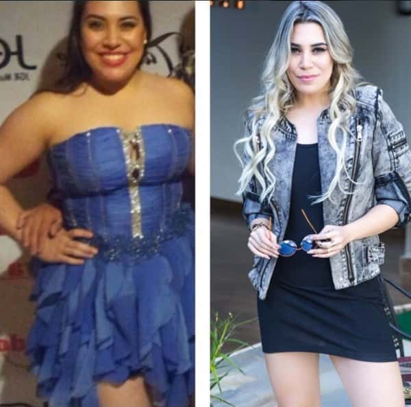 O antes e depois da cantora Naiara Azevedo. (Foto: Reprodução/Instagram)