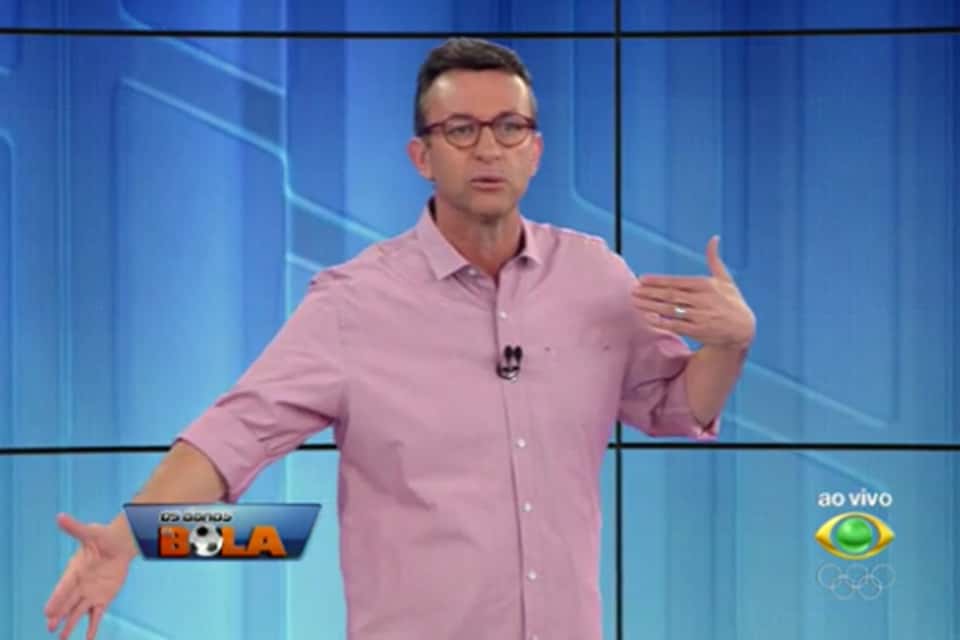 O apresentador Neto é pai pela terceira vez. (Foto: Reprodução/Band)