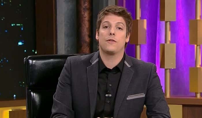 Fábio Porchat em seu talk show na Record (Foto: Reprodução/Record)