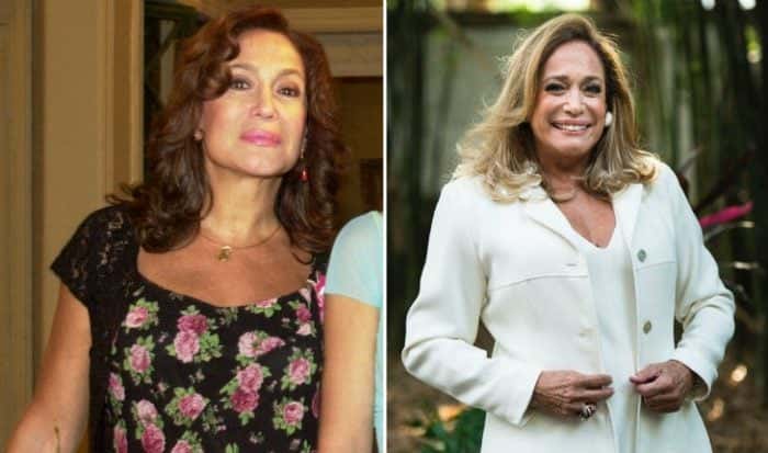 Susana Vieira antes e atualmente (Foto: Divulgação)