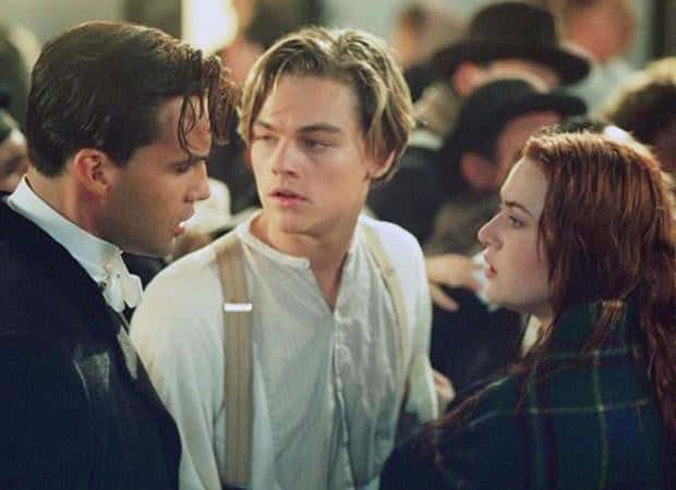 Billy Zane, Kate Winslet e Leonardo DiCaprio,em "Titanic" (Foto: Reprodução)