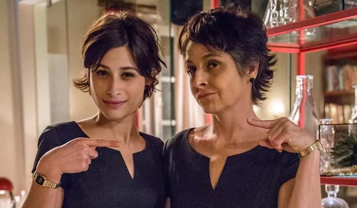 Luisa Arraes e Drica Moraes em "A Fórmula". (Foto: Divulgação/TV Globo)