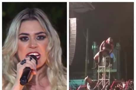 Show de Naiara Azevedo quase acaba em tragédia Divulgação