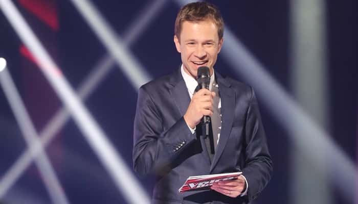 Tiago Leifert no "The Voice Brasil" (Foto: Globo/Mauricio Fidalgo)