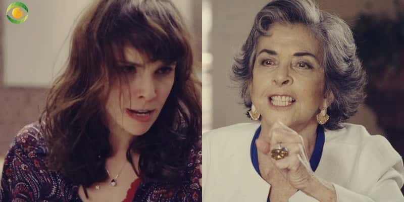 Elvira vai surpreender Irene. (Foto: Montagem/Tv Foco)
