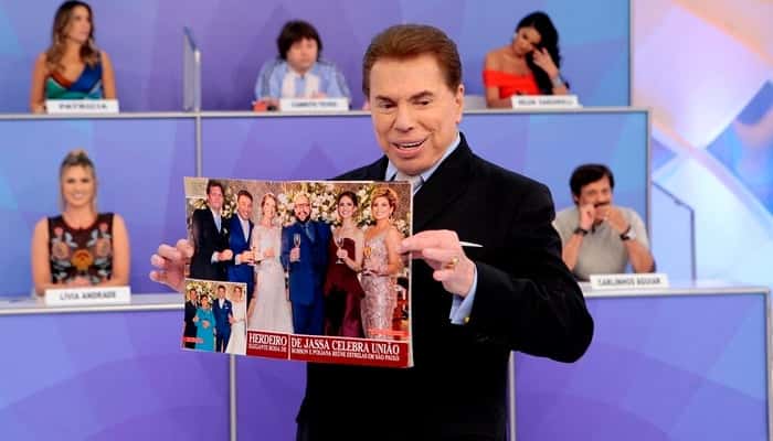 Silvio Santos durante seu programa no SBT (Foto: Lourival Ribeiro/SBT)