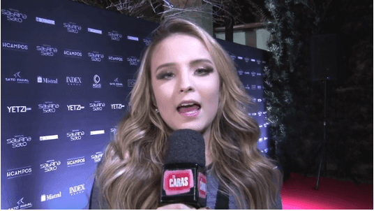 Larissa em entrevista. Foto - reprodução.