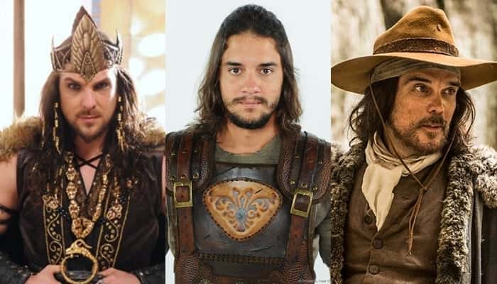 Igor Rickli, Guilherme Boury e Dalton Vigh, contratados pelo SBT para novela "Poliana" (Foto: Divulgação/Montagem)