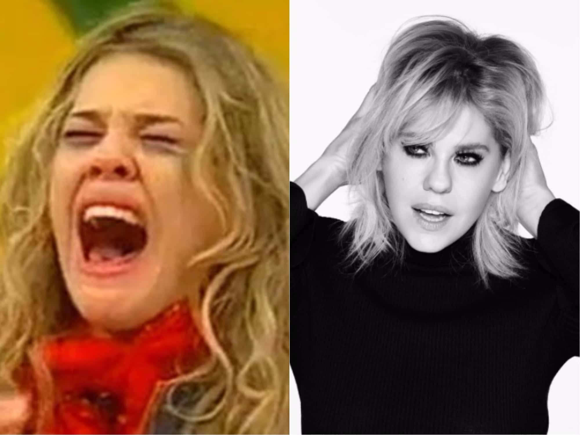Bárbara Paz na época da Casa dos Artistas e hoje (Foto montagem: TV Foco)