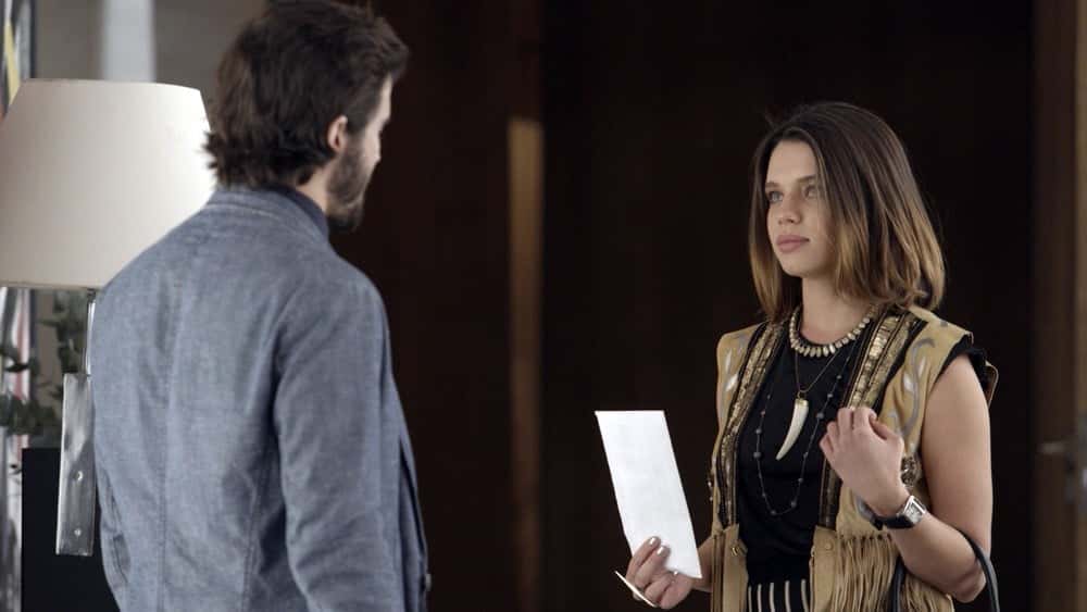 Cibele (Bruna Linzmeyer) e Ruy (Fiuk) em cena de "A Força do Querer" (Foto: Divulgação/Globo)