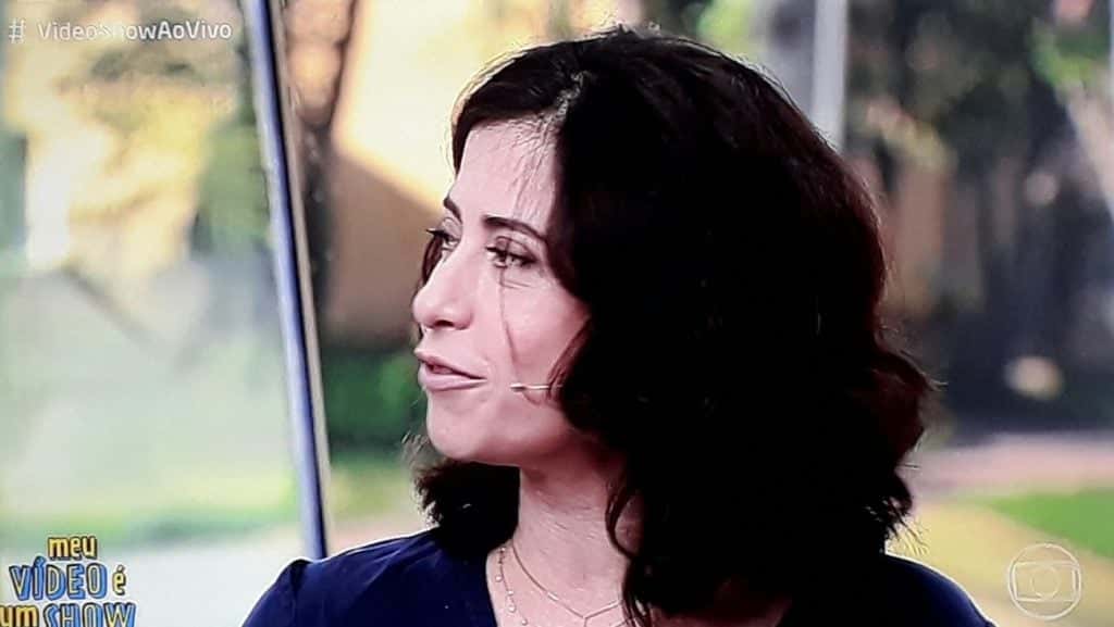 A atriz Fernanda Torres no "Vídeo Show". (Foto: Reprodução/Globo)