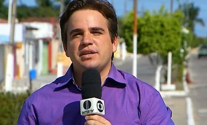 Repórter Danilo Ribeiro. (Foto: Reprodução)