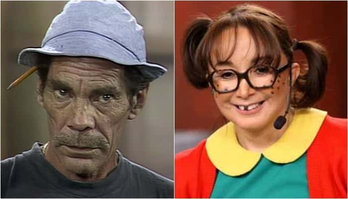 Intérpretes do Seu Madruga e da Chiquinha. (Foto: Montagem/Reprodução)